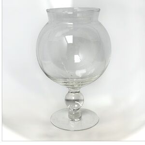 Fish bowl drink glass  / Gobblet‎ clear